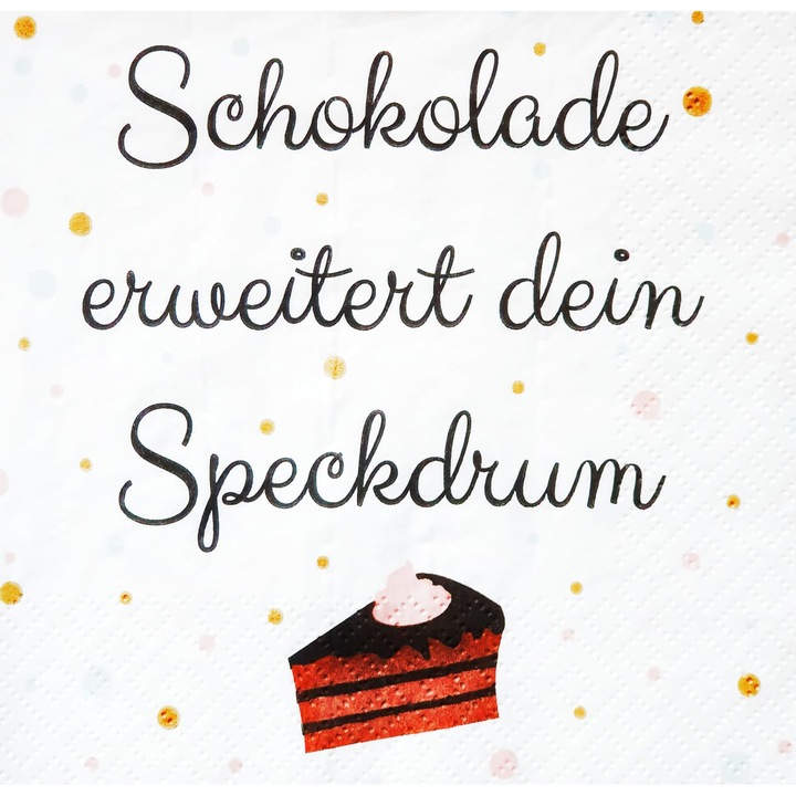 Set 20 servetele de masa, 33 x 33 cm, model SEDS