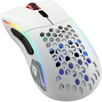 Mouse gaming Glorious Model D- Wireless, Ultrausor 67g, Alb Mat
