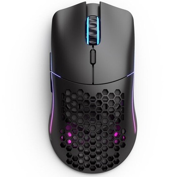 Mouse gaming Glorious Model O- Wireless, Ultrausor 65g, Negru Mat