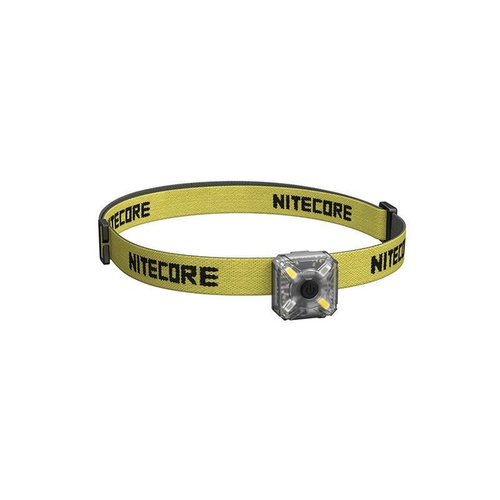 Челник Nitecore NU05, LED, 35 lm, черен/жълт
