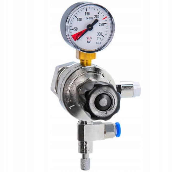 Reductor de CO2, Aqua Art, 1 manometru, 6mm