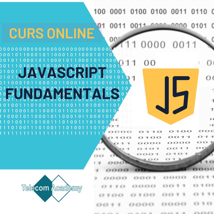 Curs Java Script Fundamentals, Telecom Academy, online, actualizat in 2022