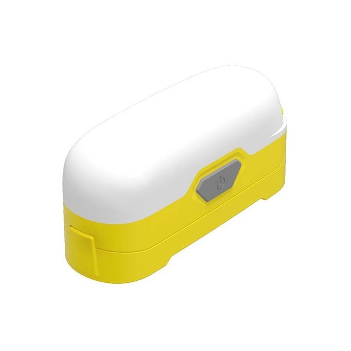 Лампа за къмпинг Nitecore LR30, бяла/червена светлина, 3 нива на яркост, 205 lm, жълто/бяло