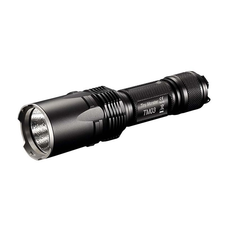 Фенер Nitecore TM03, 2800 lm, 4 нива на яркост, 159x40x30 мм, черен