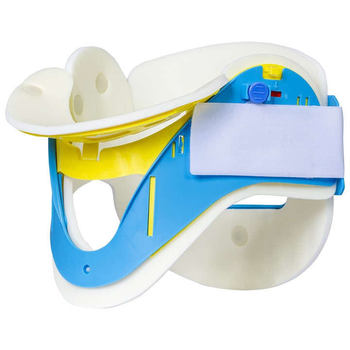 Guler Cervical pentru Adulti, Ajustabil, de Unica Folosinta, Prindere Velcro, Compatibil CT si RMN