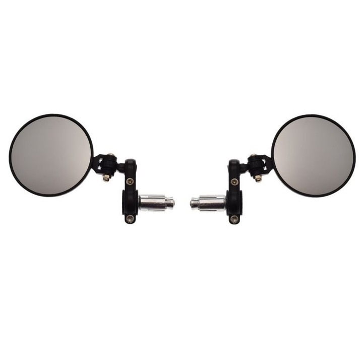 Set 2 oglinzi moto, universale, prindere in capatul ghidonului, model 59