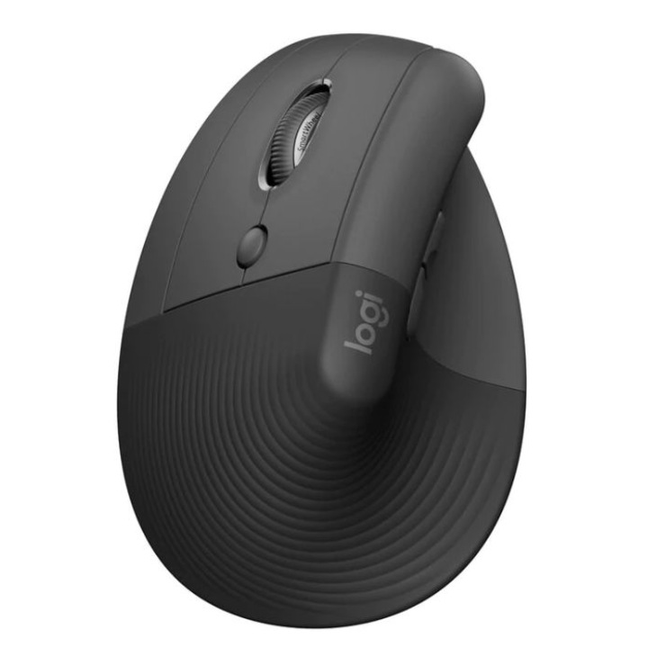 Безжична мишка Logitech Lift Left Business, Bluetooth, 4000 DPI Черна