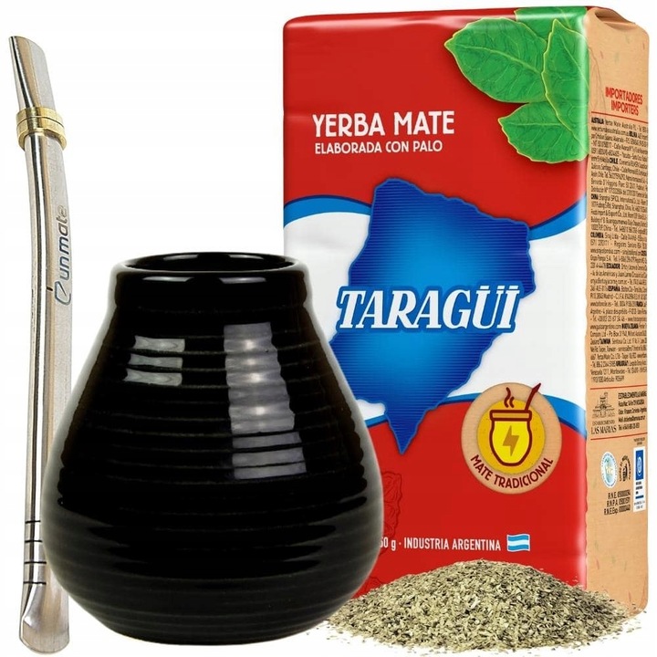 Set Ceai, Bombilla si Cana, Un Mate, Ceramic, 250 g