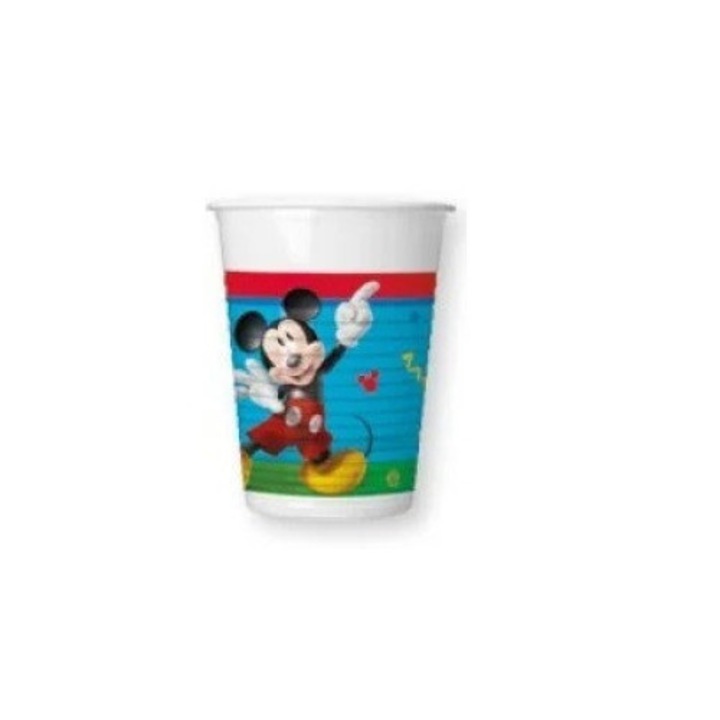 Disney Mickey Rock the House műanyag pohár 8 db-os 200 ml