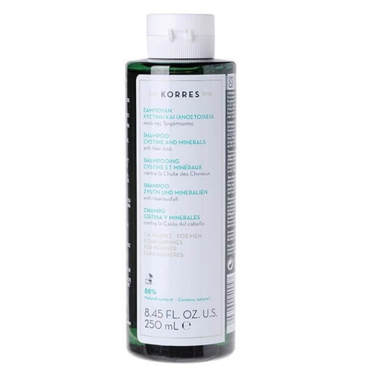 Sampon impotriva caderii parului barbati, Korres, 250 ml