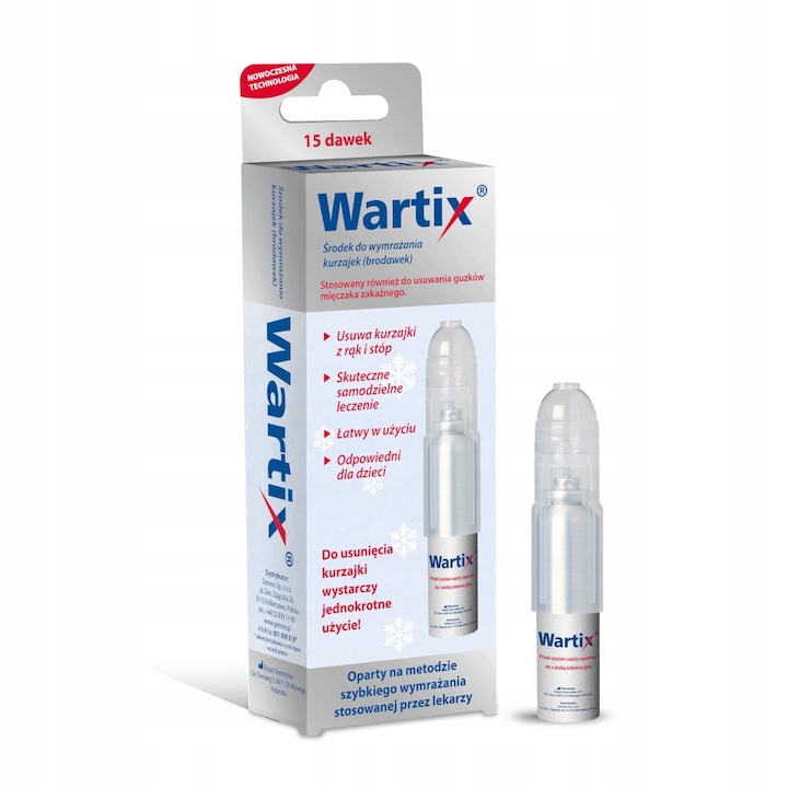 Wartix препарат за бързо отстраняване на брадавици, Ръце/крака, Възрастни и деца над 4 години