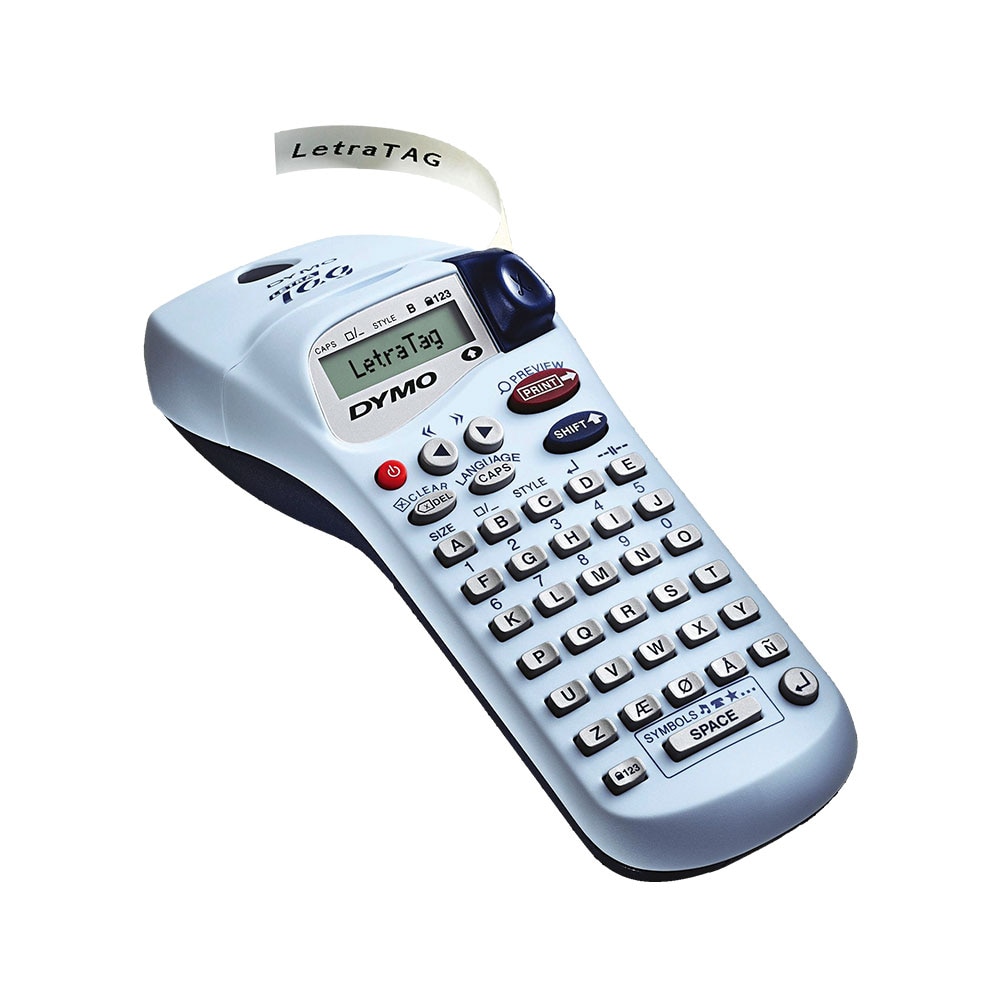 2174593  Dymo LetraTag LT-100T Handheld Label Printer, 12mm Max