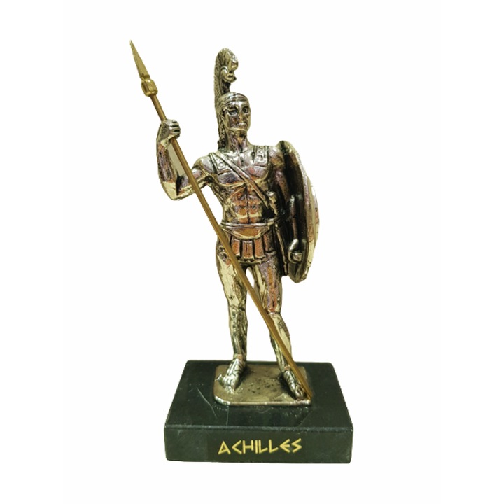 Статуетка Ahelos, Ахил, Метална, Сребрист, 13 см