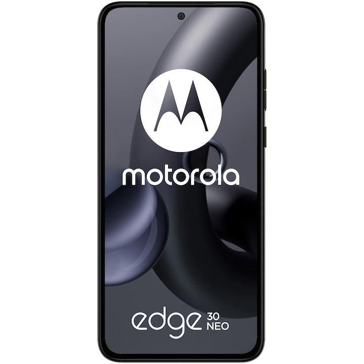 Motorola Edge 30 Neo Mobiltelefon, Dual SIM, 128GB, 8GB RAM, 5G, Ónix Fekete