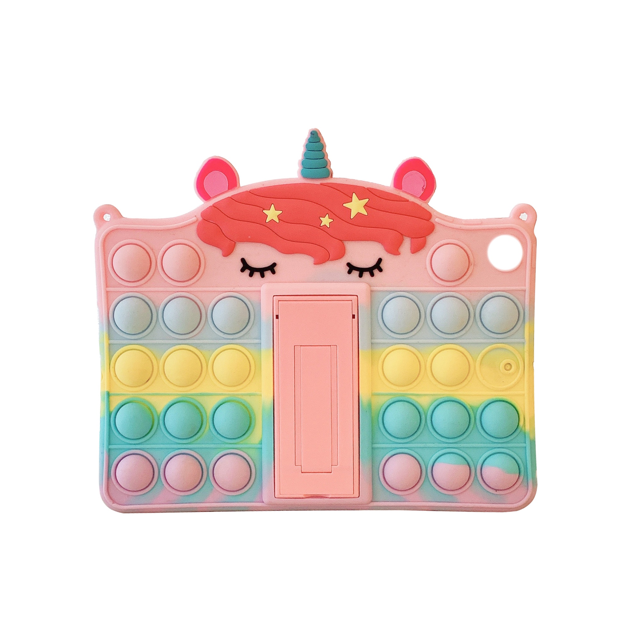 Husa tableta, Silicon, Compatibila cu Samsung Galaxy Tab A7 Lite, Multicolor