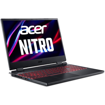 Лаптоп Gaming Acer Nitro 5 AN515-58, Intel® Core™ i5-12500H, 15,6" Full HD, 144Hz, RAM 8GB, 512GB SSD, NVIDIA® GeForce® RTX™ 3050 4GB, No OS, Black