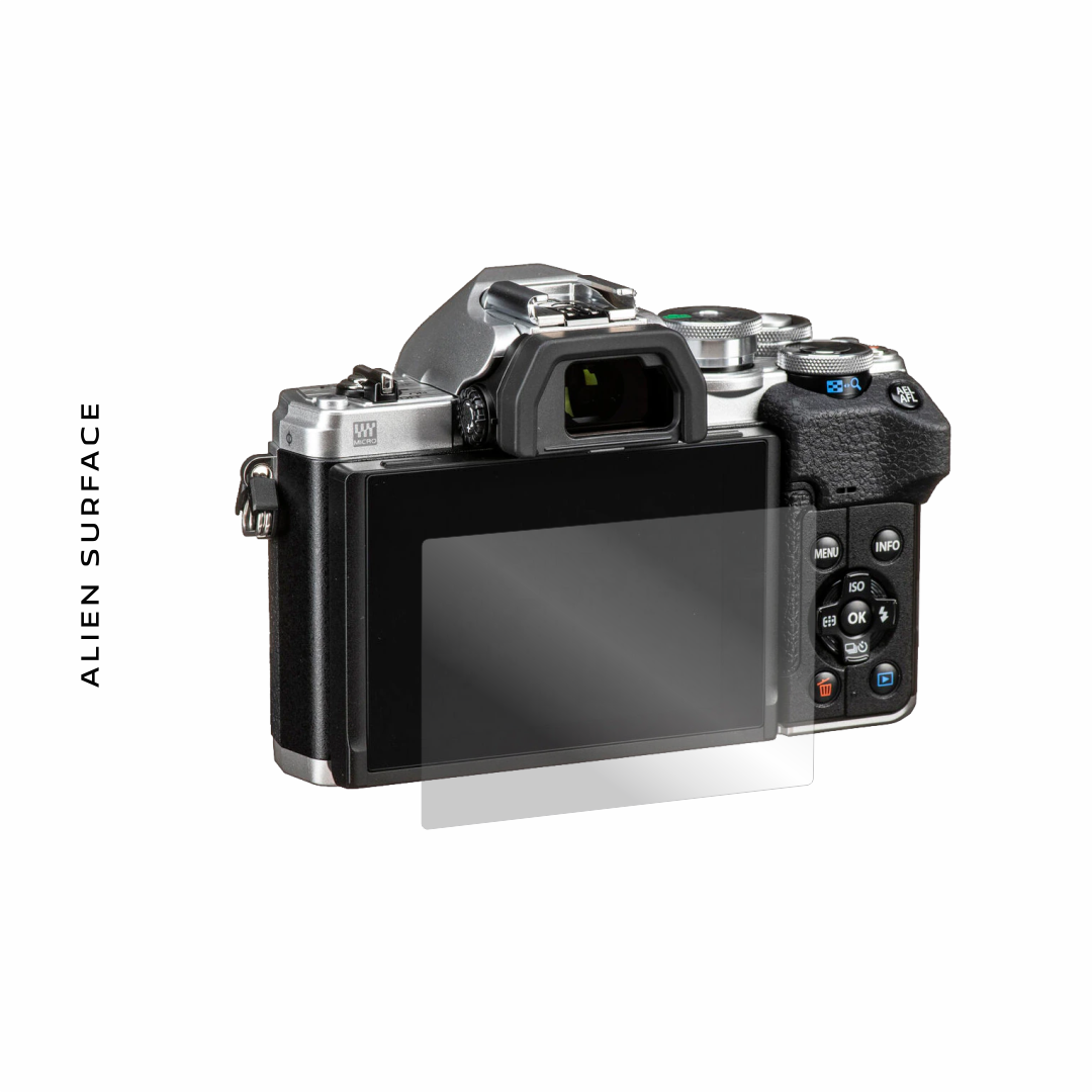Film Protection Écran + Housse Sabot Olympus E-M10 Mark IV - Verre Trempé 9H Lot De 3