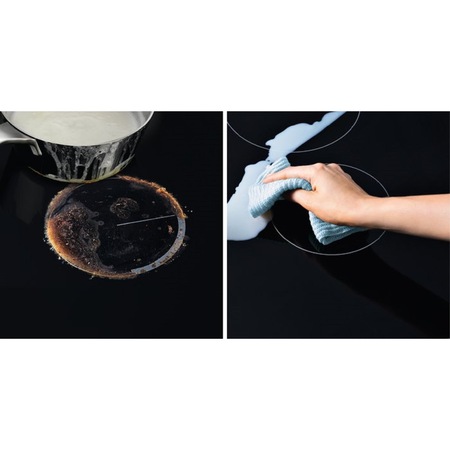 Plita cu inductie ELECTROLUX CIV644 SLIM-FIT 60 cm, CleverHeat, EcoTimer, Control iluminat, Protectia copilului, Negru