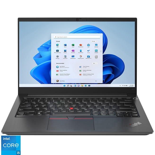 Laptop ultraportabil Lenovo ThinkPad E14 Gen 2 cu procesor Intel