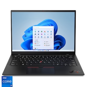 Laptop ultraportabil Lenovo ThinkPad X1 Carbon Gen 9 cu procesor Intel® Core™ i7-1165G7 pana la 4.70 GHz, 14", WUXGA, IPS, 16GB, 512GB SSD, Intel Iris Xe Graphics, Windows 11 DG Windows 10 Pro, Black
