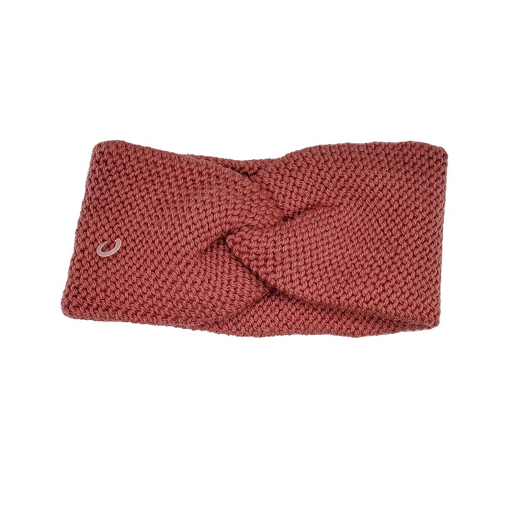 Bentita tricotata tip Bandana, VisionXXI, marime universala, roz fondant