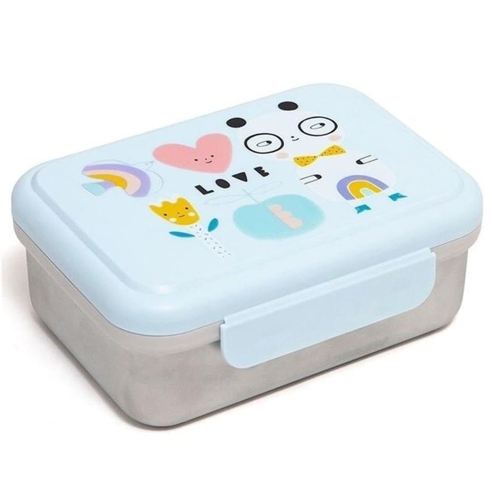 Caserola pentru mic dejun, Petit Monkey, Otel inoxidabil, Multicolor