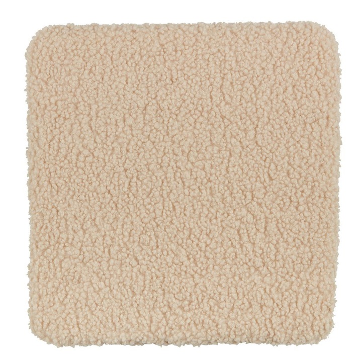 Perna decorativa pentru scaun de bucatarie sau terasa IS0886, Dimensiuni 38x38x2 cm, Bej
