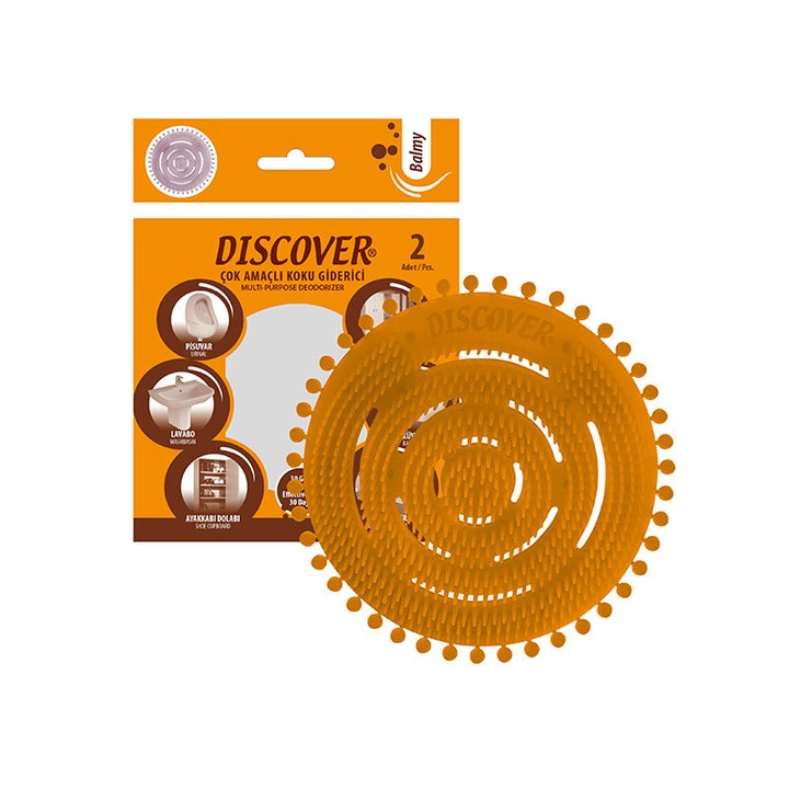 Set 2 buc sita pisoar anti-stropire extra parfumata 30zile Discover Balmy