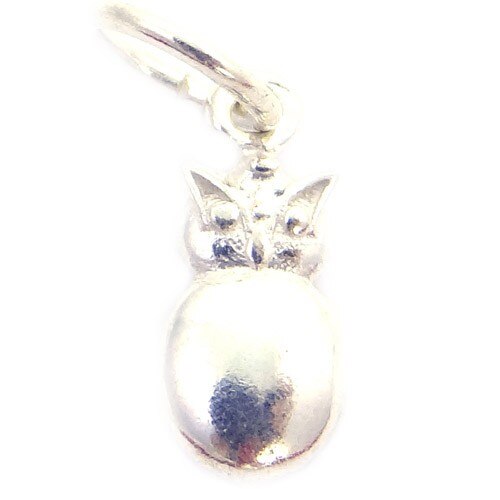 Pandantiv Bufnita, Argint 925, 1,5 cm x 0,5 cm