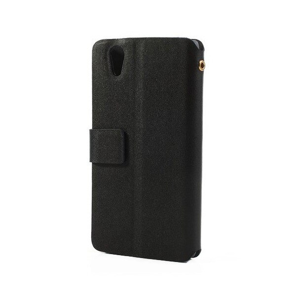 Husa Book Doormoon din piele naturala pentru Lenovo S960, Negru