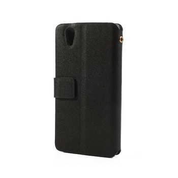 Husa Book Doormoon din piele naturala pentru Lenovo S960, Negru Husa Book Doormoon din piele naturala pentru Lenovo S960, Negru