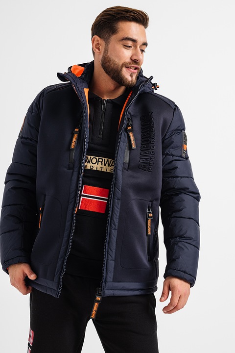 Anapurna, Зимно яке с контрастно лого Beachana, Тъмносин, M