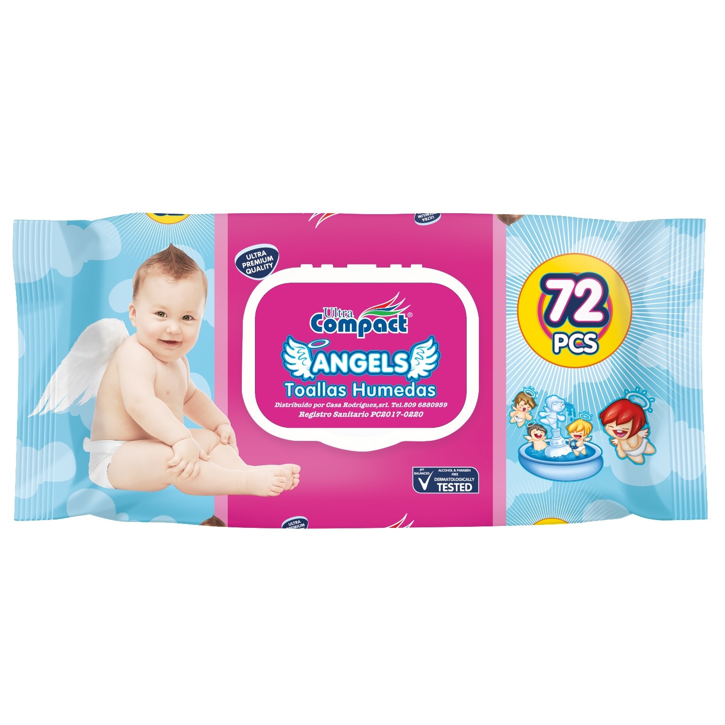 Auchan Baby Lingettes pour bébé 72pcs