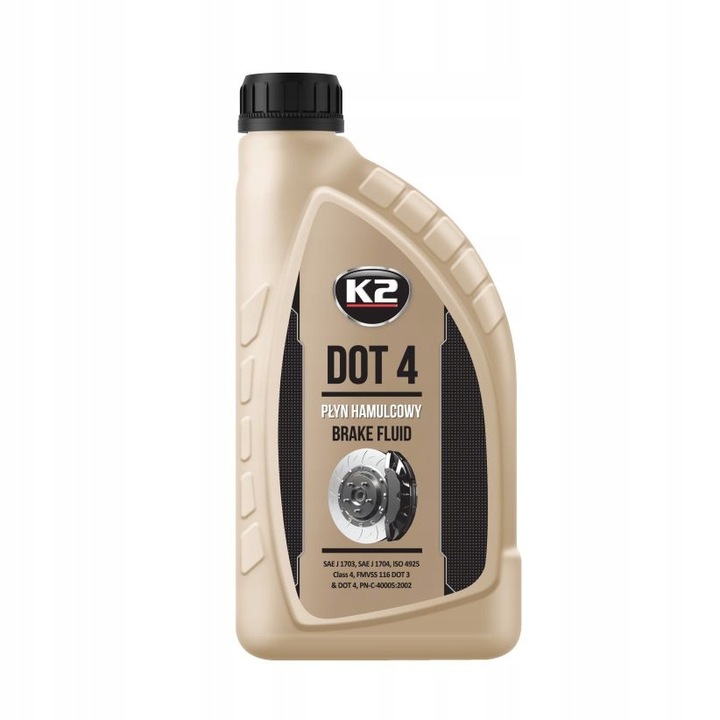 Спирачна течност Dot 4, K2, защитава, 1L