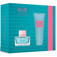 Set cadou Antonio Banderas Blue Seduction, Femei: Apa de toaleta, 50 ml + Lotiune pentru corp, 75 ml