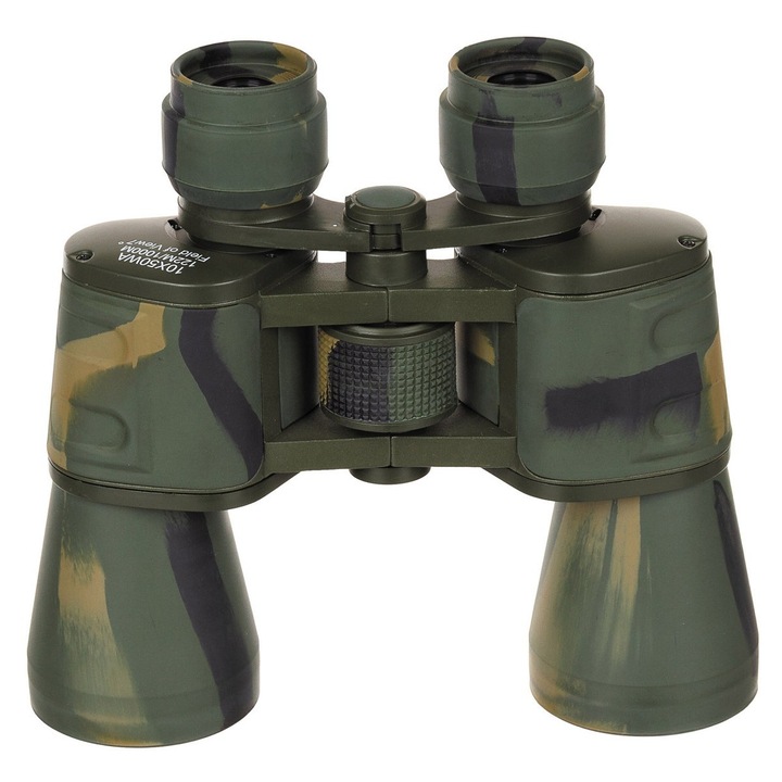 Бинокъл 10x50 woodland camouflage MFH