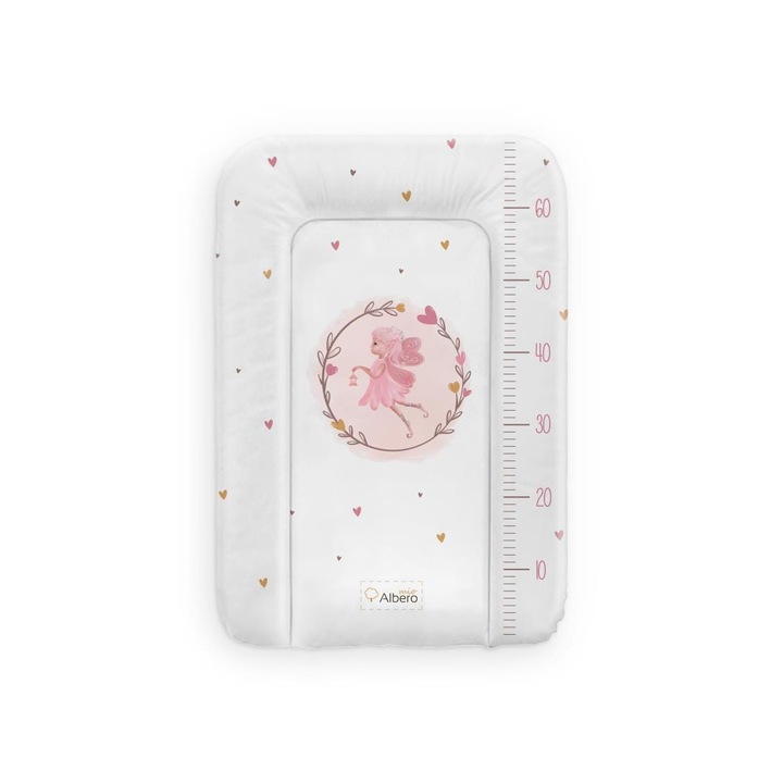 Saltea de infasat, Albero mio, Model zana, PVC, 70x50 cm, Multicolor