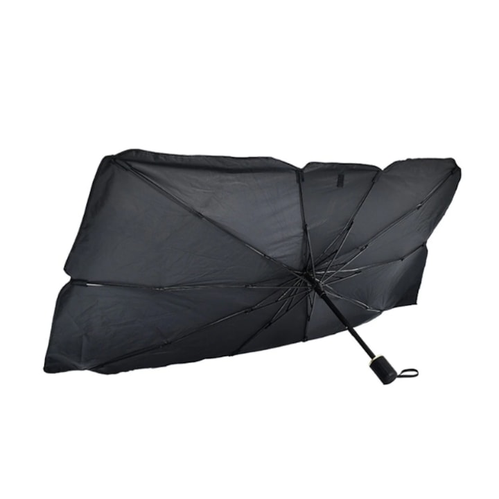Сгъваем сенник тип чадър за предно стъкло, UV устойчив, 140x80см, Blasko
