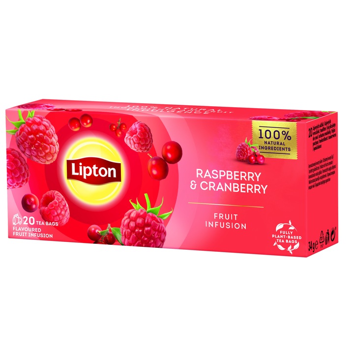 Lipton Málna-Vörösáfonya, 20 db