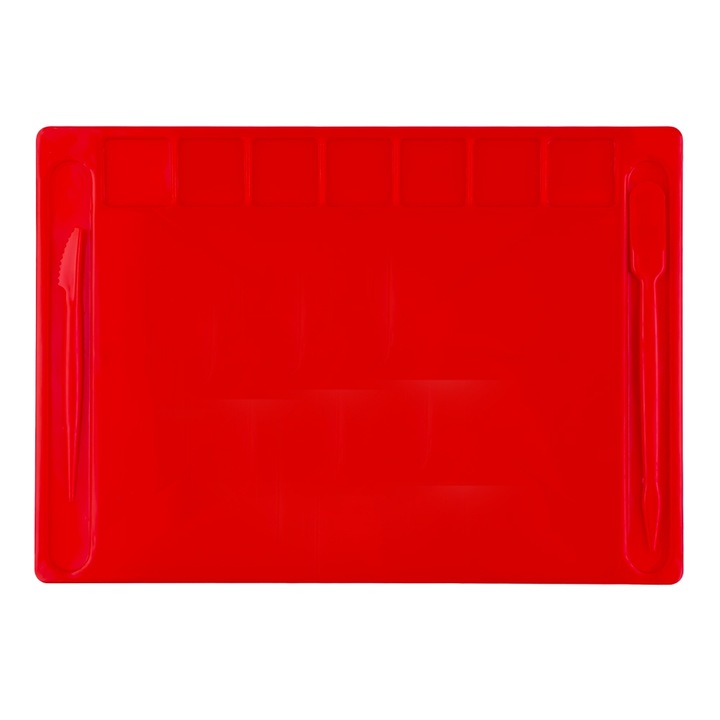 Червена дъска за моделиране с аксесоари NEBO