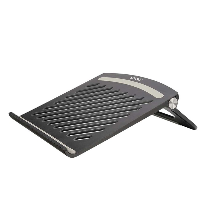 Stand portabil Savio PB-02, pentru tablete grafice / laptop cu diagonala de pana la 15.6"