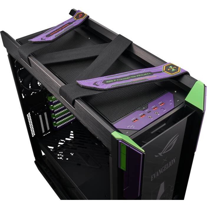 【限定】 ROG Strix Helios GX601 EVA Edition Компютърна кутия ASUS ROG Strix Helios GX601 EVA Edition, Черен