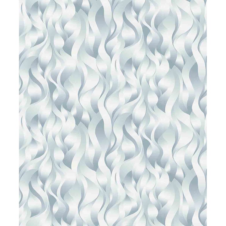 Tapet cu efect 3D model valuri extralavabil turcoaz ELLE 2 10204-18 0.53m x 10m