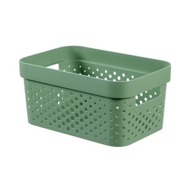 Cutie Infinitul reciclat, Curver, ajurata, 4,5L, Verde