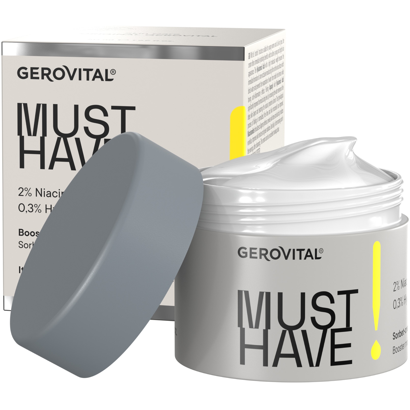 Crema booster hidratare Gerovital Must Have Sorbet, 50 ml