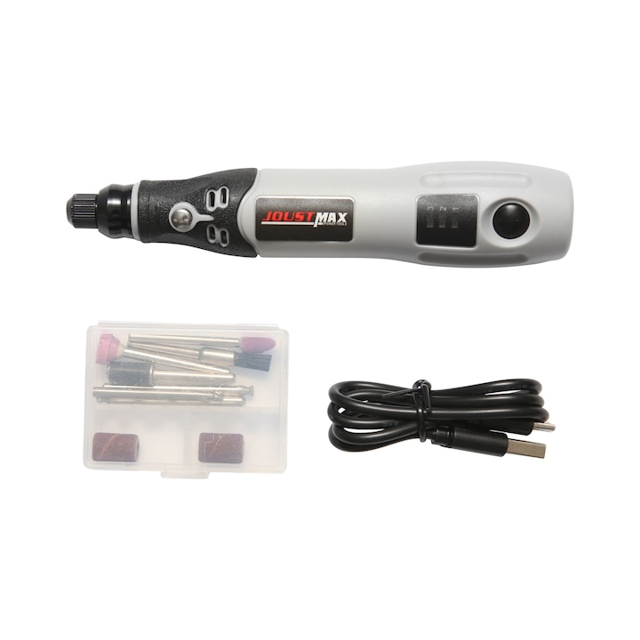Mini polizor drept 4.2V 15000 rpm cu baterie 600 mAh JoustMax