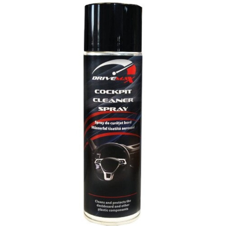 Spray Curatare Plastice Efect Mat Drivemax Cockpit Cleaner, 500ml