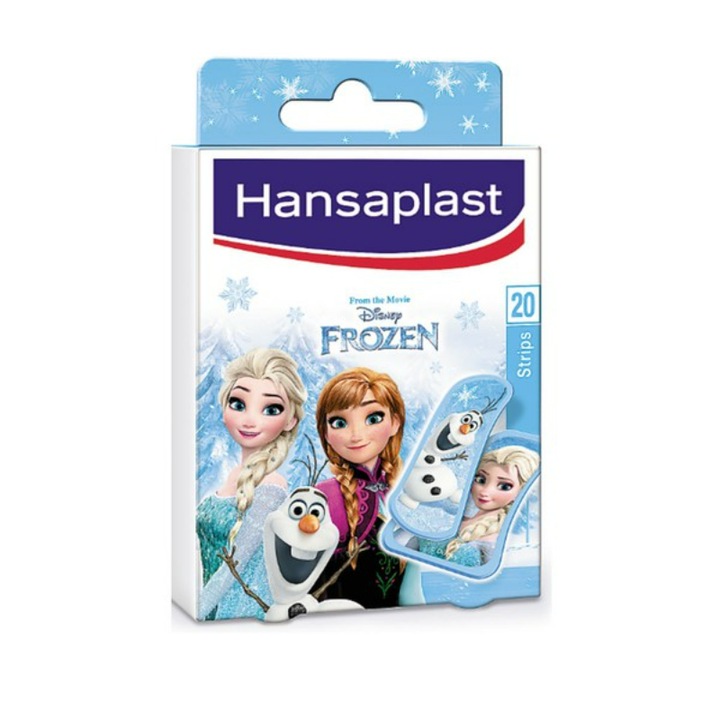 Set 20 Plasturi, Hansaplast, Model Frozen, Multicolor