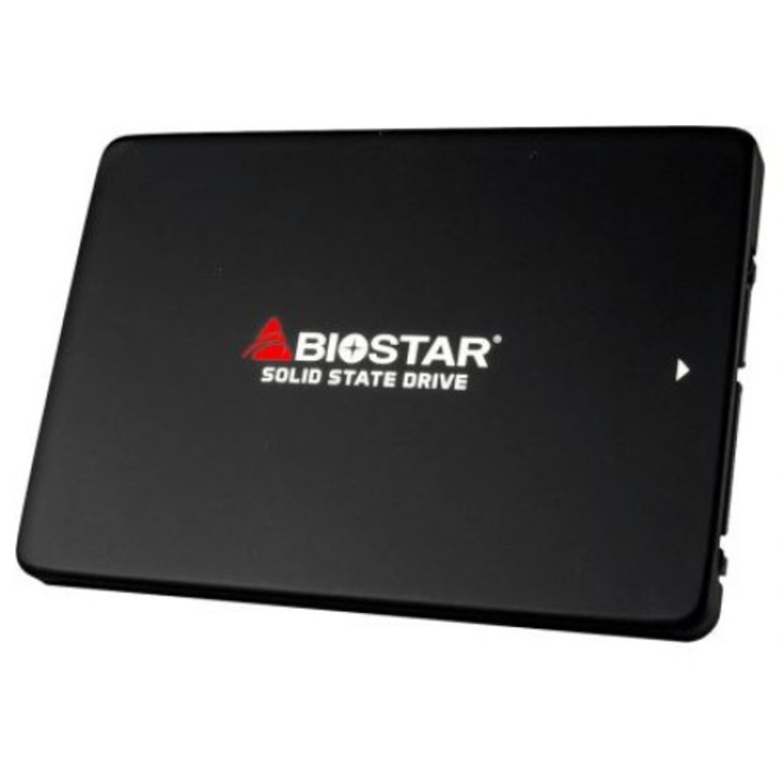 Hard disk SSD, Biostar, S100, 120 GB, 2.5" Ultraslim, 7.0mm SATA3 6Gb/s interfata, Negru