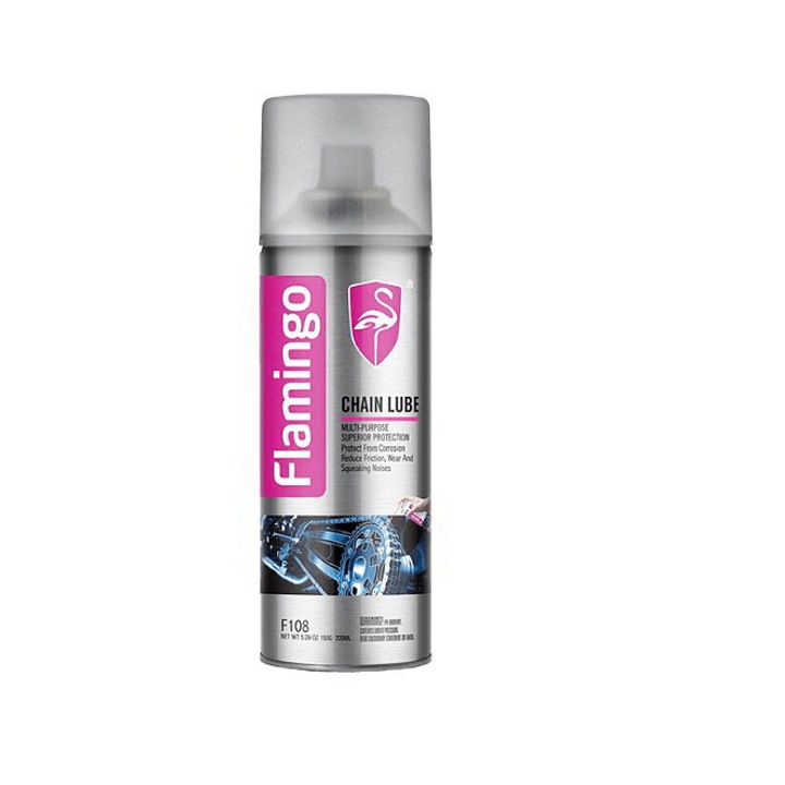 Спрей за смазване на вериги и авточасти, Flamingo, F108, Универсална употреба, 220ml